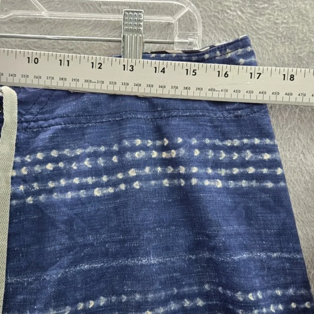 Volcom Men Swimwear 33 Blue Boardshorts Striped Lido Carillo‎ Cargo Pockets